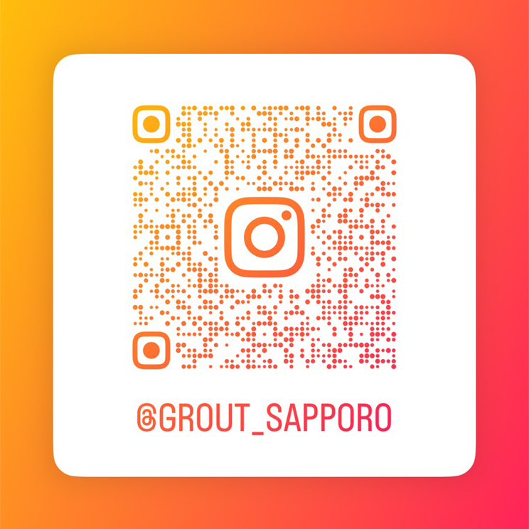 グラウト公式Instagram QRコード